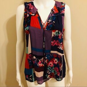 MAEVE Anthropologie Floral Top